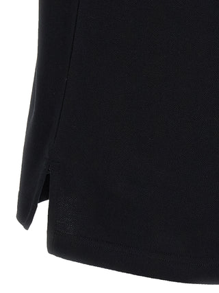 Black Cotton Polo Shirt