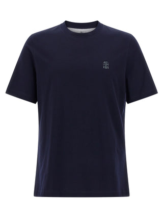 Blue Cotton T-Shirt