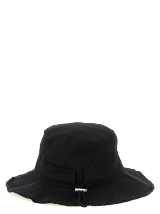 Black Cotton Bucket Hat