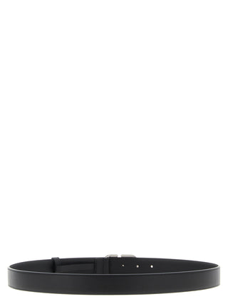 Black Calfskin Regular Belt