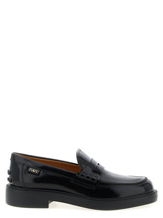 Mocasines Slip-On de Ternera Negra