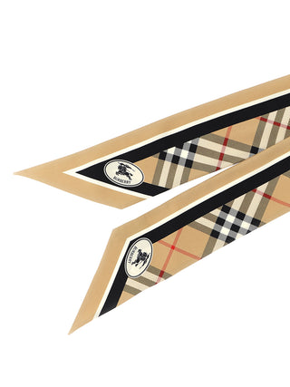 Beige Satin Foulard