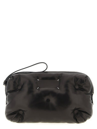 Black Lambskin Crossbody Bag