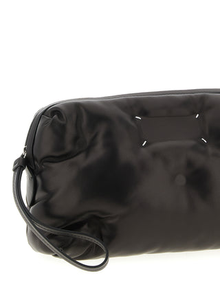 Black Lambskin Crossbody Bag