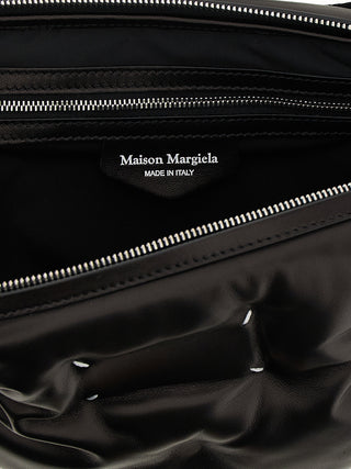 Black Lambskin Crossbody Bag