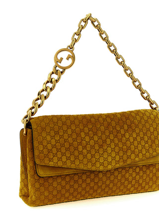 Bicolor Calfskin Shoulder Bag