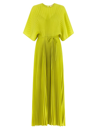 Bicolor Polyester Long Dress