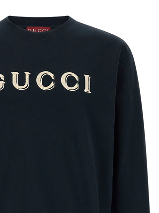 Blue Cotton Sweatshirt