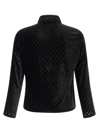 Blusa de viscosa negra
