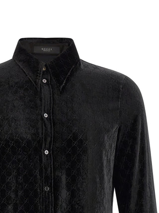 Blusa de viscosa negra