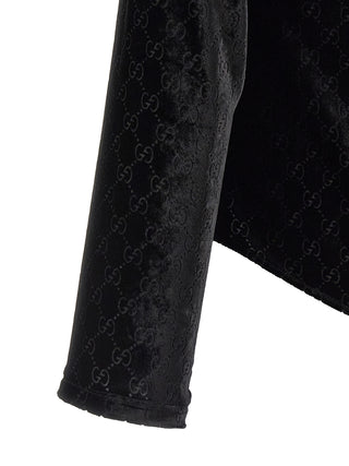 Blusa de viscosa negra