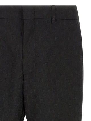 Black Polyester Dress Pants