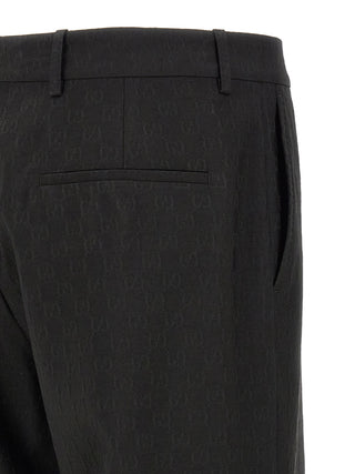 Black Polyester Dress Pants