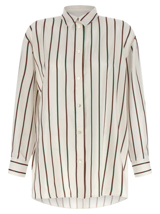 White Silk Blouse