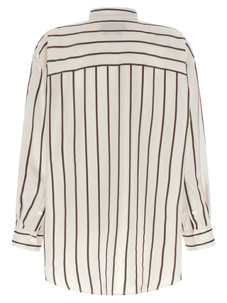 White Silk Blouse