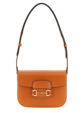 Orange Calfskin Shoulder Bag
