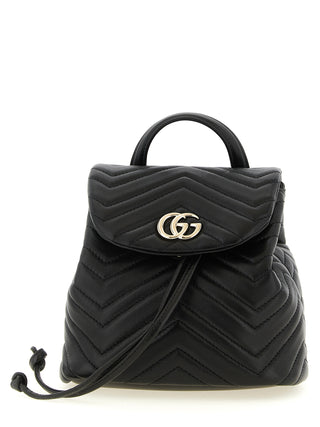 Black Lamb Leather Backpack