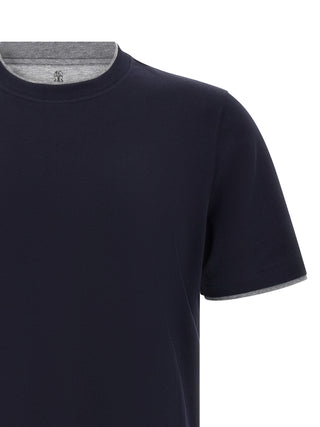 Blue Cotton T-Shirt