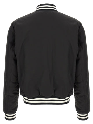 Bicolor Polyester Bomber