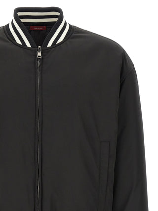 Bicolor Polyester Bomber