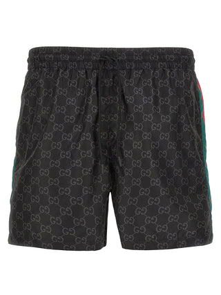 Black Polyamide Shorts