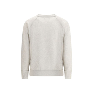 White Cotton Sweatshirt