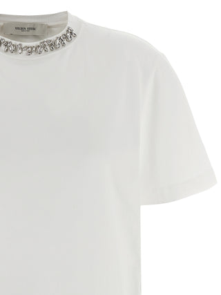 Camiseta de algodón blanca