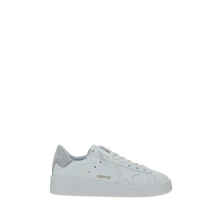 White Calf Leather Bos Taurus Platform Sneakers