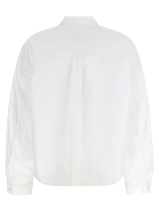 Blusa de algodón blanca