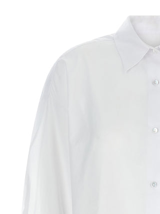 Blusa de algodón blanca