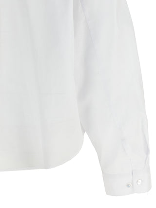 Blusa de algodón blanca