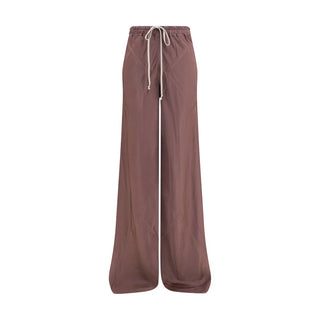 Brown Silk Casual Pants