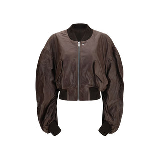 Brown Calf Leather Bos Taurus Bomber
