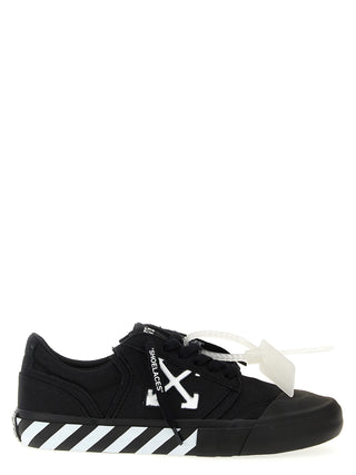 Bicolor Cotton Low Top Sneakers