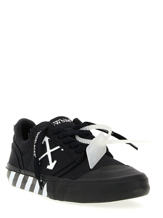 Bicolor Cotton Low Top Sneakers