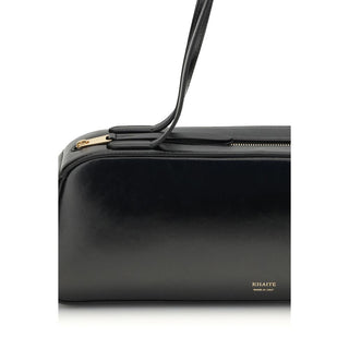 Black Calf Leather Bos Taurus Shoulder Bag