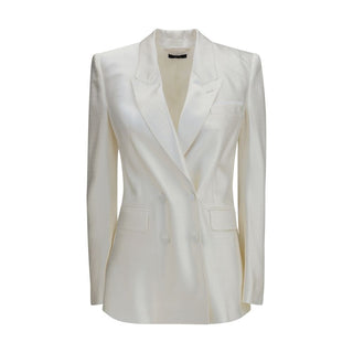 Blazer beige de viscosa