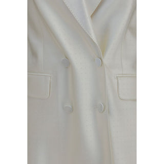 Blazer beige de viscosa
