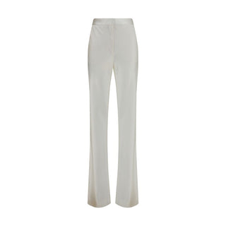 Beige Viscose Dress Pants