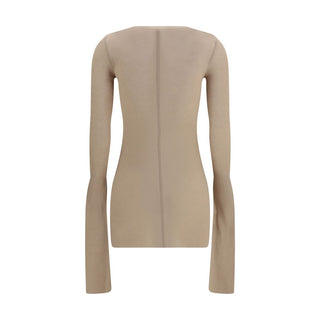 Beige Viscose Shirt