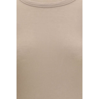 Beige Viscose Shirt