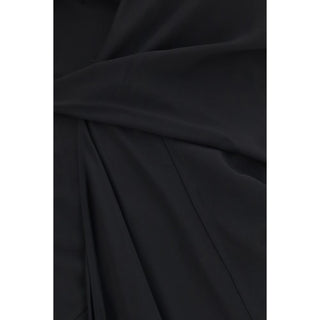 Black Viscose Casual Dress