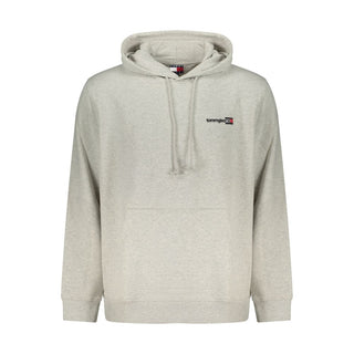 Sudadera para hombre de algodón gris