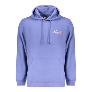 Blue Cotton Men's Sweatshirt
