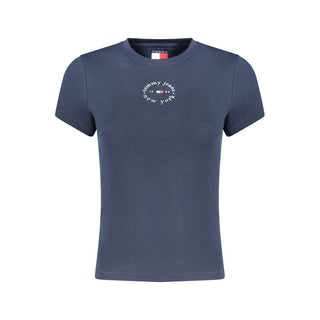 Blue Cotton Women's T-Shirt