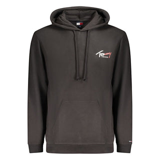Black Cotton Men's Sweatshirt