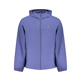 Blue Polyamide Men's Jacket