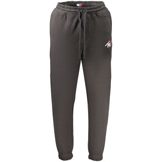 Pantalones de algodón negros para hombre