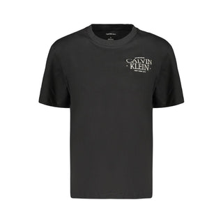 Camiseta para mujer de algodón negro