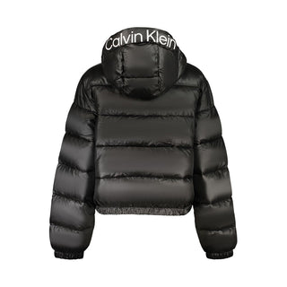 Black Polyester Womens Jacket